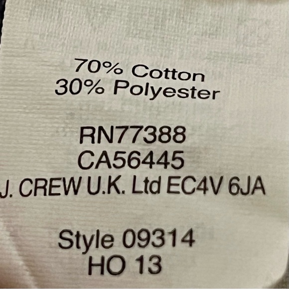 J. CREW Shorts Women Sz 10 Blue White Zig Zag Stripe # 09314 Cotton Blend 34x3” - Picture 8 of 12